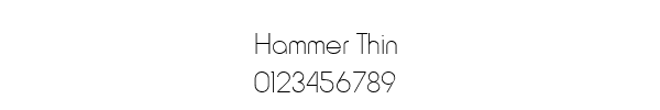 Fuente Hammer Thin.ttf