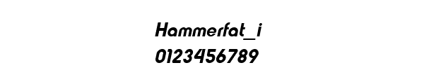 Fuente Hammerfat_i.ttf