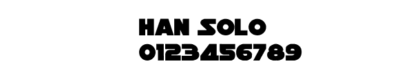 Fuente Han Solo.ttf