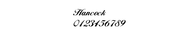 Fuente Hancock.ttf
