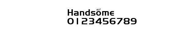 Fuente Handsome.ttf