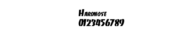Fuente Hardnose.ttf