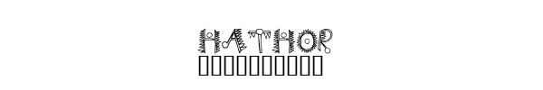 Fuente Hathor.ttf
