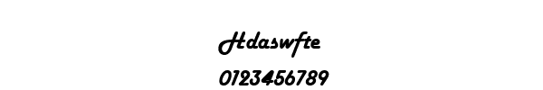 Fuente Hdaswfte.ttf