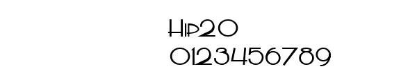 Fuente Hip20.ttf
