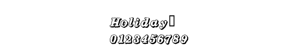 Fuente Holiday_.ttf