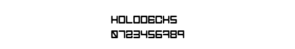Fuente Holodeck5.ttf