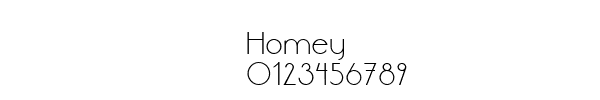 Fuente Homey.ttf
