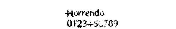 Fuente Horrendo.ttf