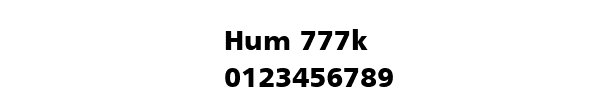 Fuente Hum 777k.ttf