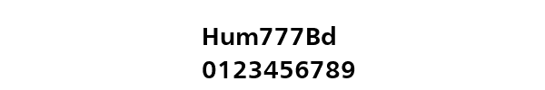 Fuente Hum777Bd.ttf