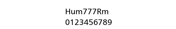 Fuente Hum777Rm.ttf