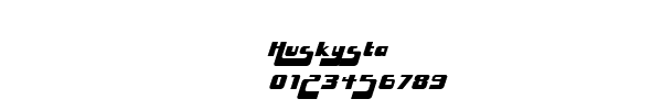 Fuente Huskysta.ttf