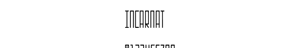 Fuente INCARNAT.TTF