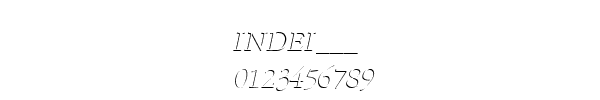 Fuente INDEI___.TTF