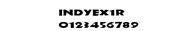 Fuente INDYEX1R.TTF