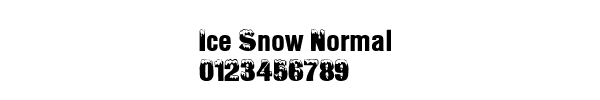 Fuente Ice Snow Normal.ttf