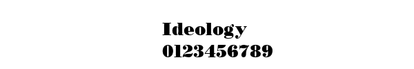 Fuente Ideology.ttf
