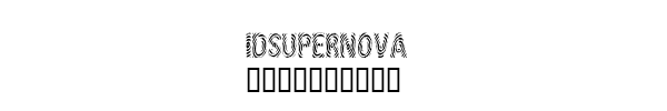 Fuente Idsupernova.ttf