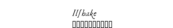Fuente Ilshake.ttf
