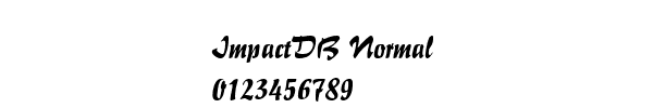 Fuente ImpactDB Normal.ttf