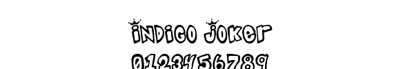 Fuente Indigo Joker.ttf