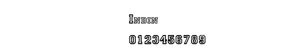 Fuente Indin.ttf