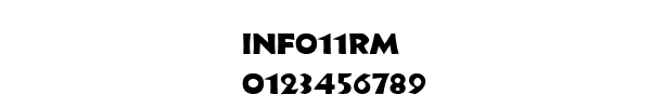 Fuente Inf011Rm.ttf