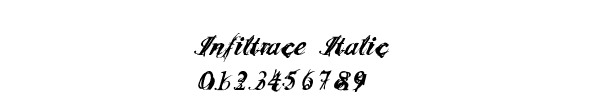 Fuente Infiltrace  Italic.TTF