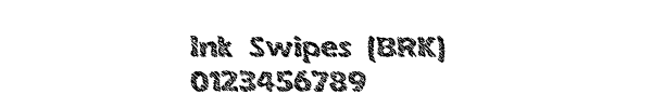 Fuente Ink Swipes (BRK).TTF
