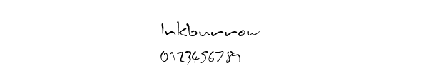 Fuente Inkburrow.ttf