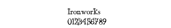 Fuente Ironworks.ttf