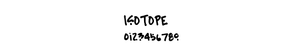 Fuente Isotope.ttf
