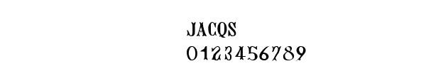 Fuente JACQS.TTF