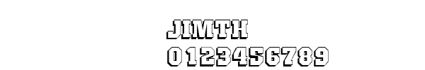Fuente JIMTH.TTF