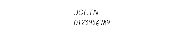 Fuente JOLTN___.TTF