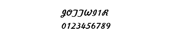 Fuente JOTTWI1R.TTF