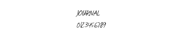 Fuente JOURNAL.TTF