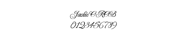 Fuente Jackie O ROB.ttf