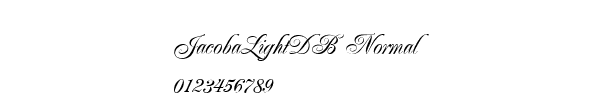 Fuente JacobaLightDB Normal.ttf