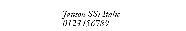 Fuente Janson SSi Italic.ttf