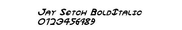 Fuente Jay Setch BoldItalic.ttf