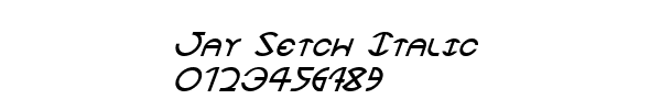 Fuente Jay Setch Italic.ttf