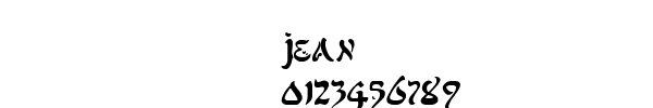 Fuente Jean.ttf