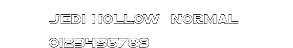 Fuente Jedi Hollow  Normal.ttf