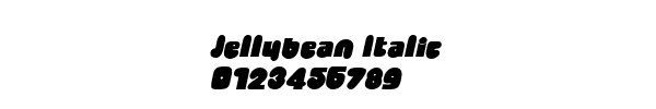 Fuente Jellybean Italic.ttf