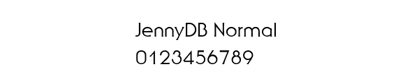 Fuente JennyDB Normal.ttf