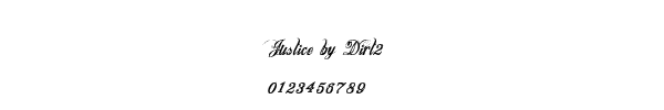 Fuente Justice by Dirt2.ttf