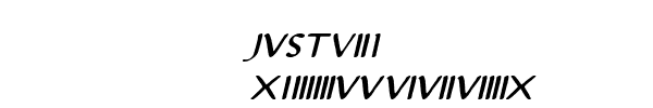 Fuente Justv2i.ttf