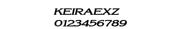 Fuente KEIRAEXZ.TTF